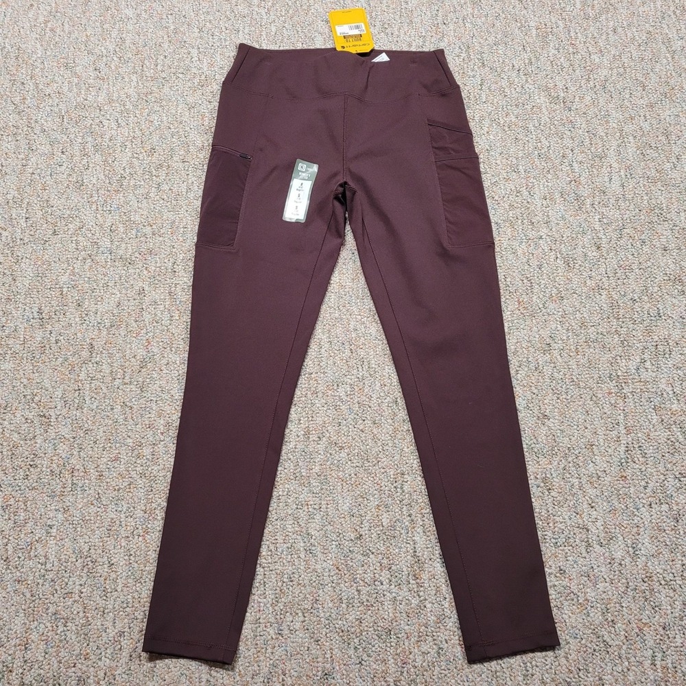 Carhartt Leggings Womens Small Blackberry Force Fitted Utility BN3609-W NWT